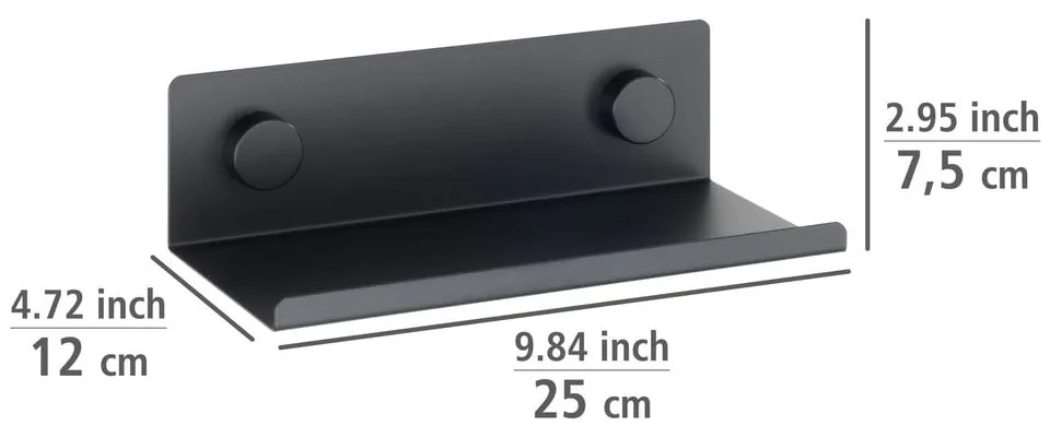 Raft suplimentar autoadeziv din metal Jet – Wenko