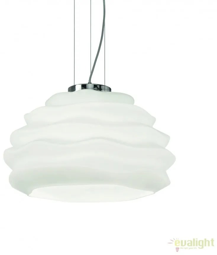 Lustra/ Pendul modern diametru 39cm, KARMA SP1 SMALL BIANCO 132389