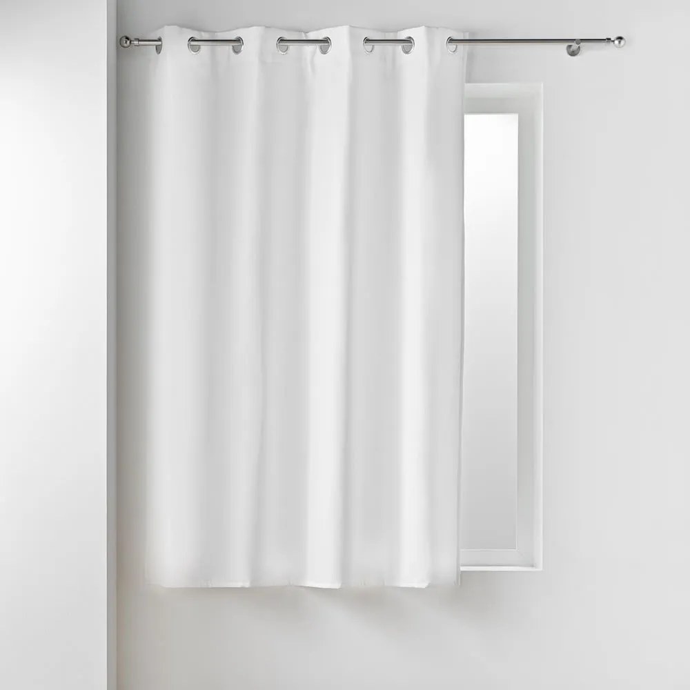 Draperie albă termoizolantă din microfibră 135x180 cm Micropolar – douceur d'intérieur