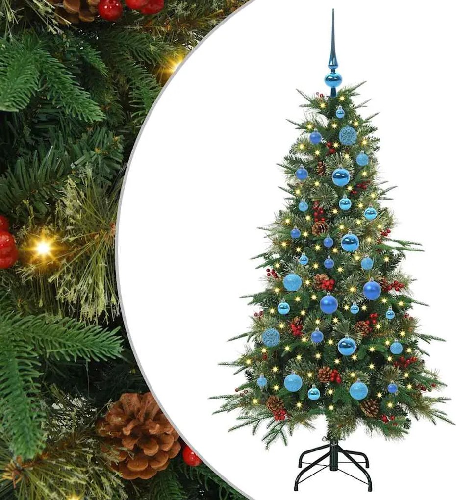 vidaXL Brad de Crăciun artificial cu ramuri articulare Verde 150 cm