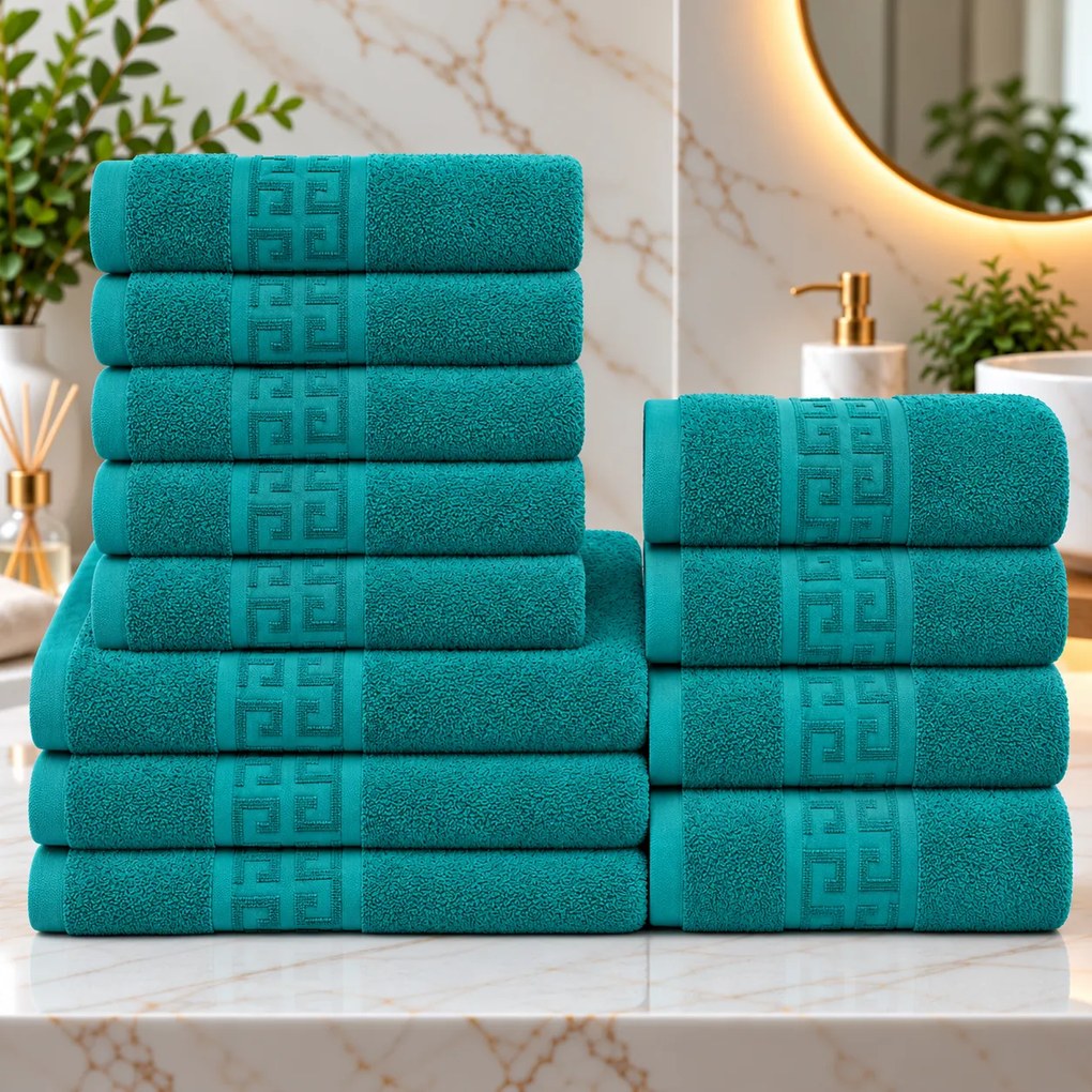 Set 12 Prosoape Premium Bumbac 100% – Moi &amp; Absorbante 🔥