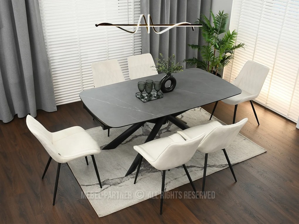 Scaun Aron (crem + negru). 1110860