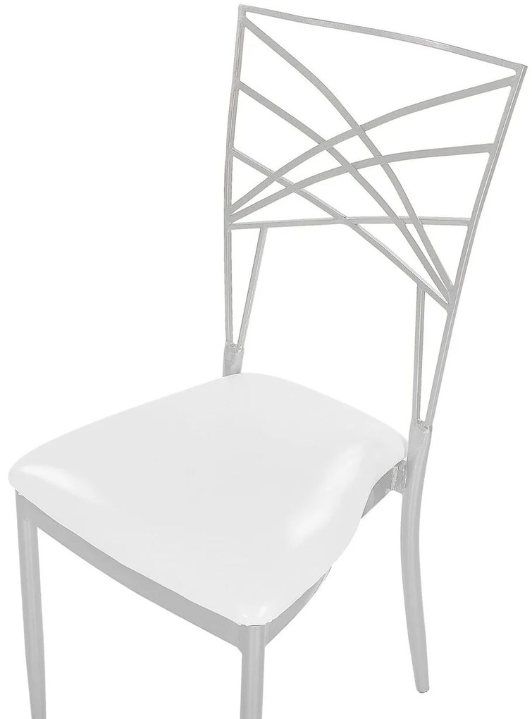 Set 2 buc. scaune sufragerie GIRION (argintiu). 1026774