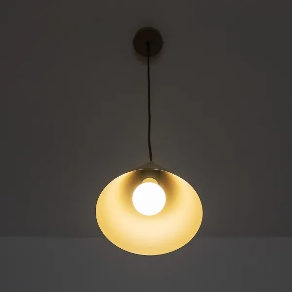 Pendul ETNA II pe cablu, 1xE27/15W/230V, diametru 18,5 cm, bej