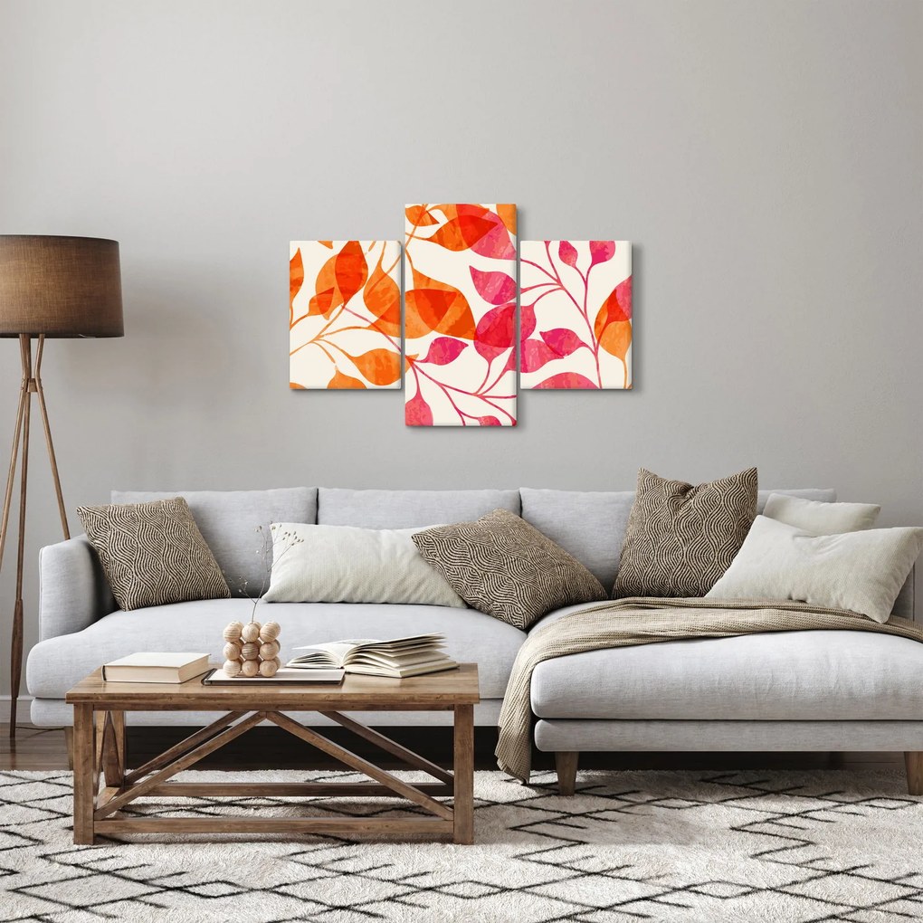 Tablou - Frunze portocalii (90x60 cm)