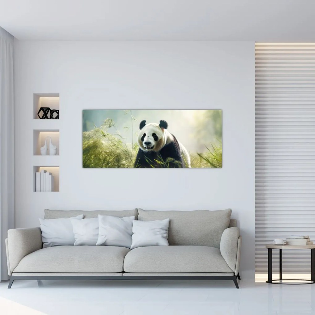 Tablou - Panda (120x50 cm)