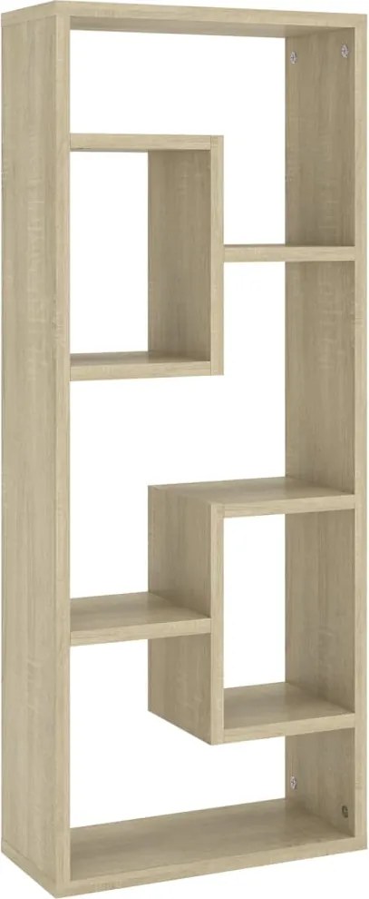 vidaXL Raft de perete, stejar sonoma, 36x16x90 cm, lemn prelucrat