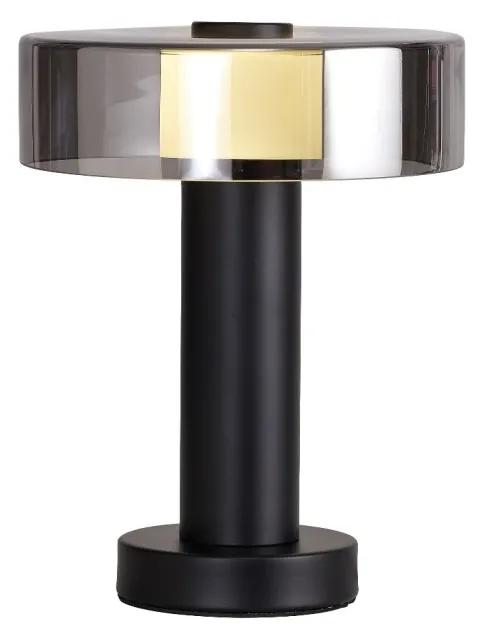 Veioza, Lampa de masa design modern Gin Small negru
