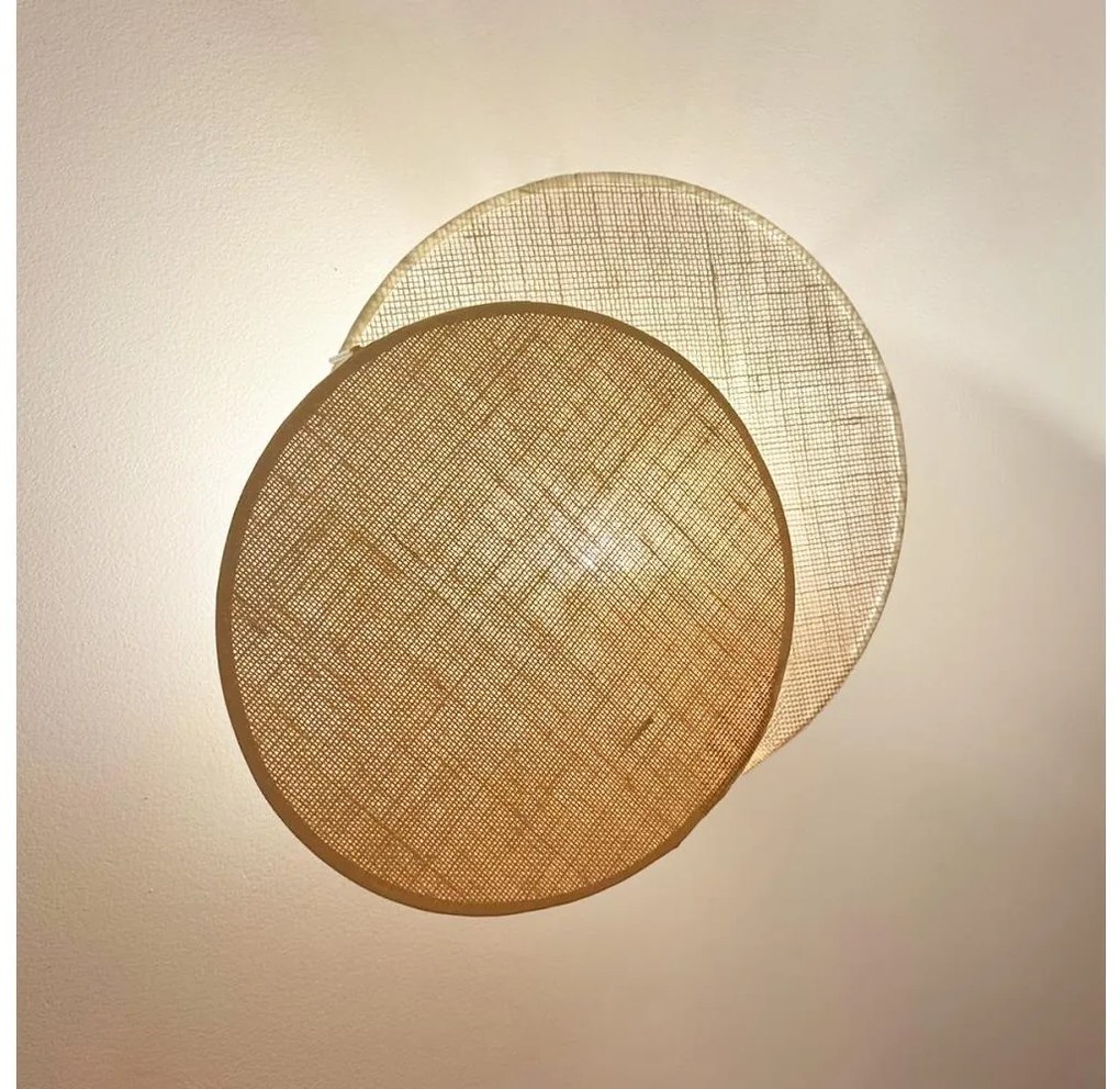 Brilagi - Aplica de perete CIRCLES 1xE27/15W/230V 45x45 cm bej/crem