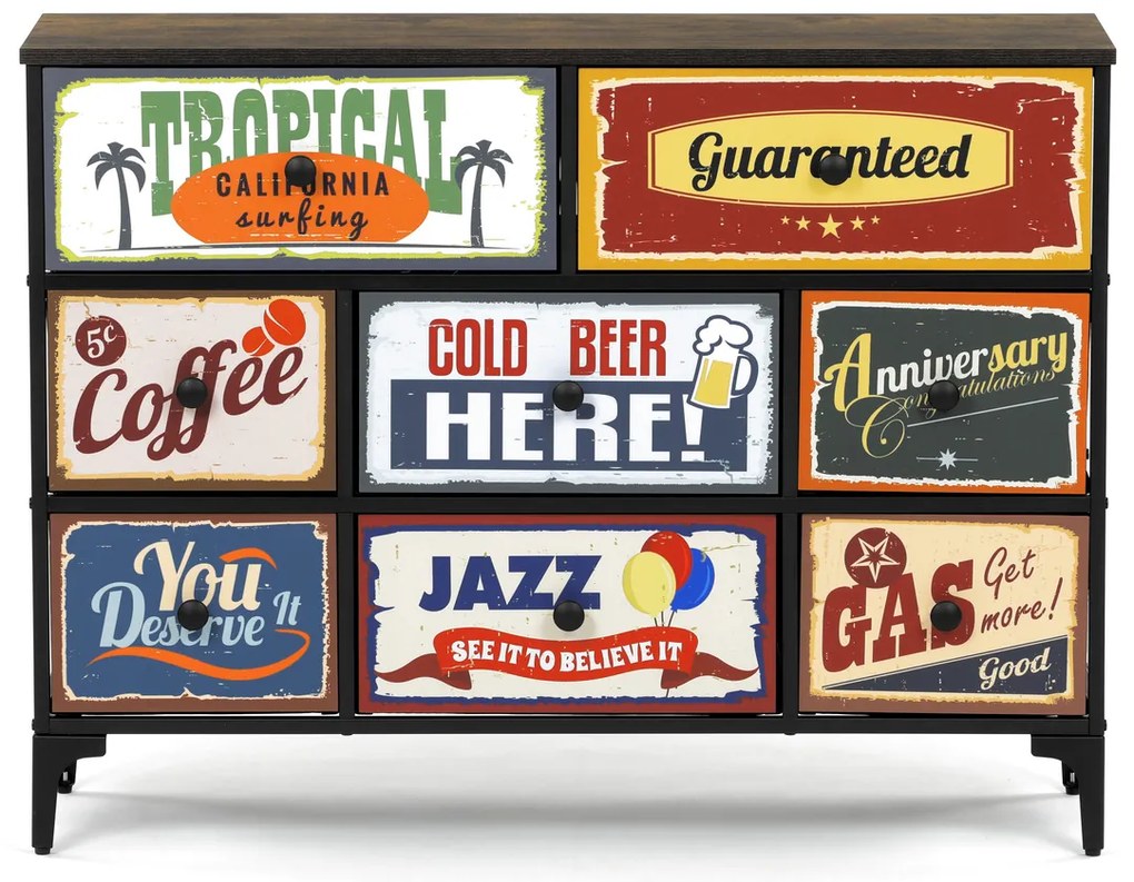 Comodă Vintage, 103 x 30 x 78 cm
