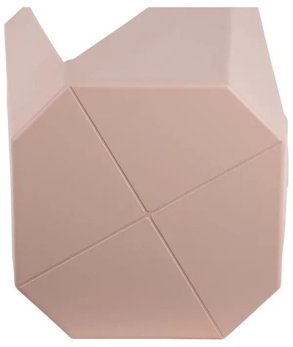 Scaun roz deschis din plastic Cherish – Leitmotiv