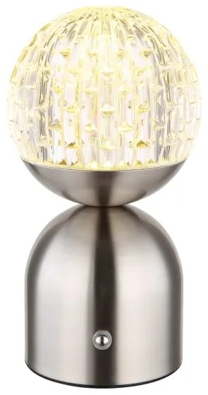 Lampă LED tactilă dimabilă de masă Globo 21007N JULSY LED/2,5W/3,7V 2700/4000/6500K mat