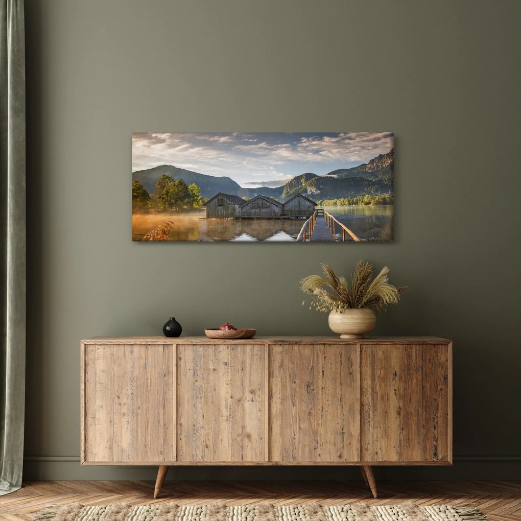 Tablou cu lac (120x50 cm)