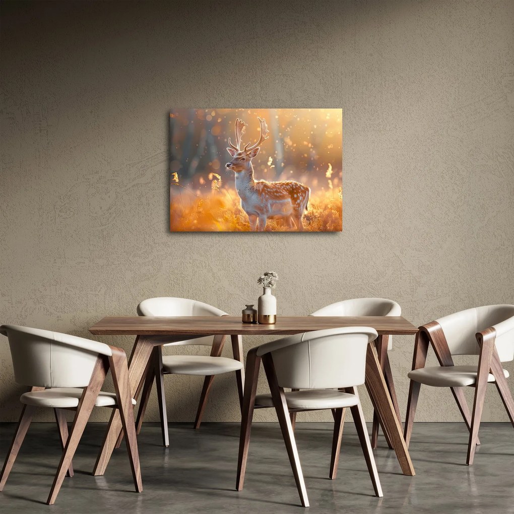 Tablou - Cerb în câmp (70x50 cm)