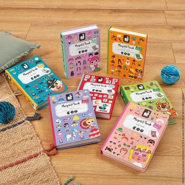 Janod - Set interactiv magnetic MAGNETIBOOK animale