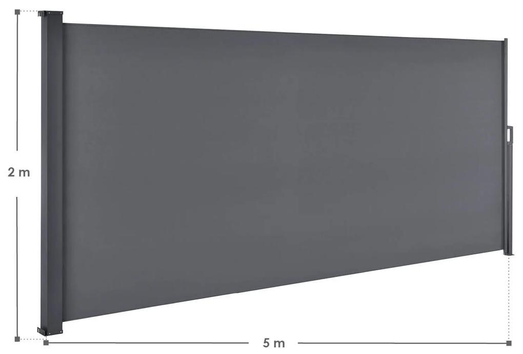 Copertina laterala Dubai 500 x 200 cm gri inchis