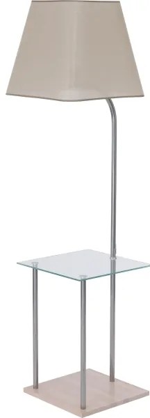 Abajur de schimb pentru lampadar EMMA E27, 34,5 x 39,5 cm, gri