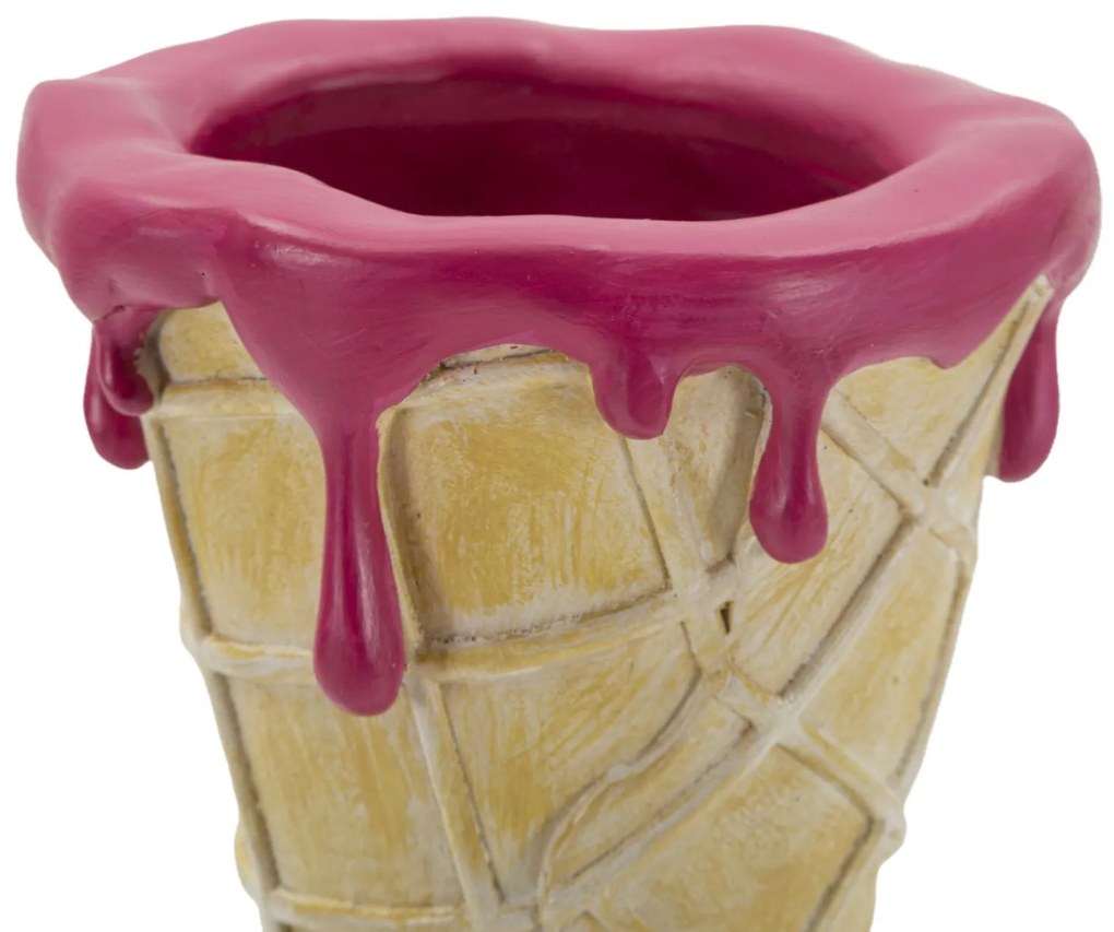Mauro Ferretti Ghiveci Conic Pentru Flori, 12,5 X 11 X 31 Cm | Aosom Romania