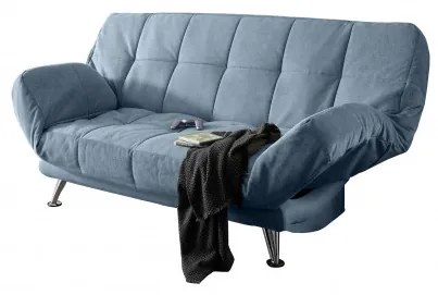 Canapea Extensibila Ikar, 3 Locuri, Lada Depozitare, Denim, 208 X 102 X 98 Cm