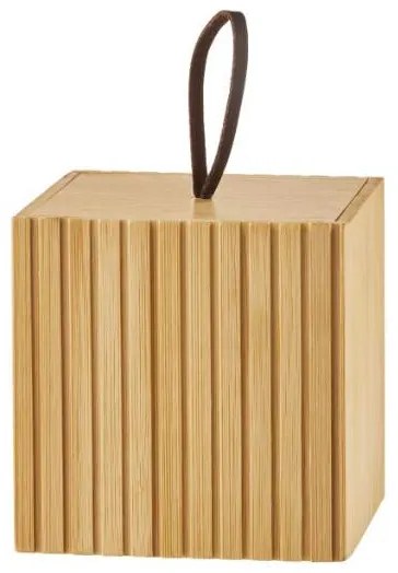 Cutie cu capac pentru dischete demachiante, Bamboo