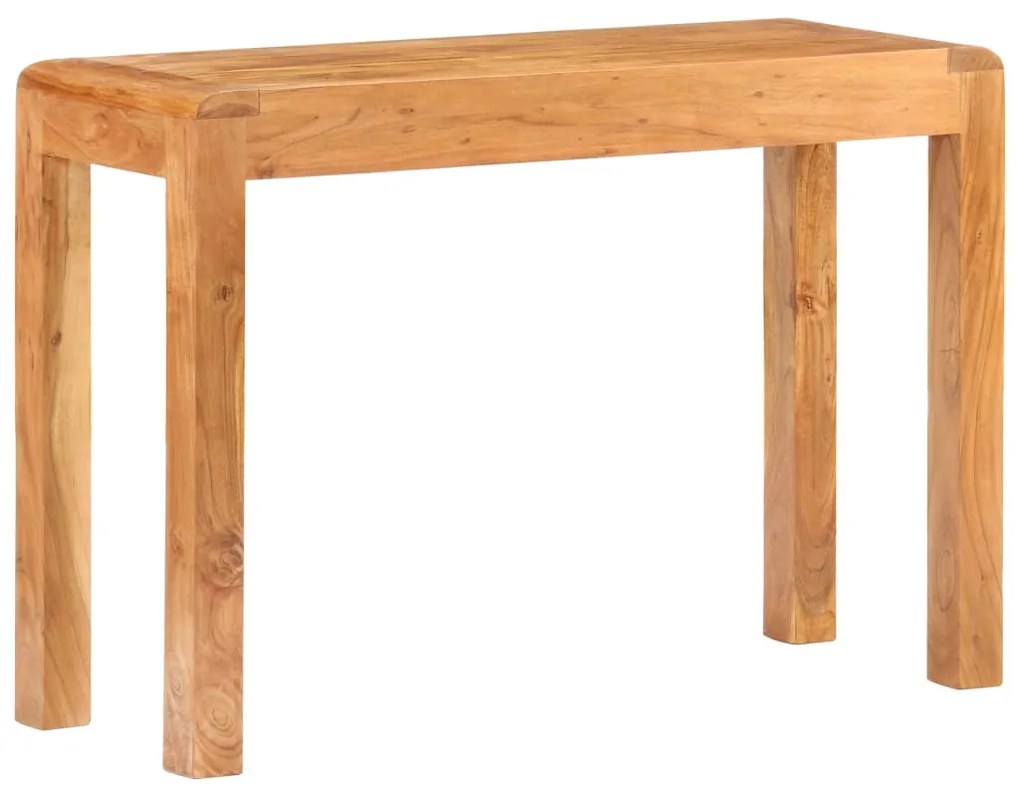 Masa consola, 110x40x76 cm, lemn masiv acacia finisaj sheesham