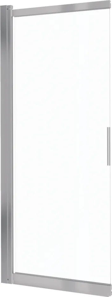 PRIZMA – Paravan de baie 100x140 cm KTJ_F73R Finisaj: oțel periat