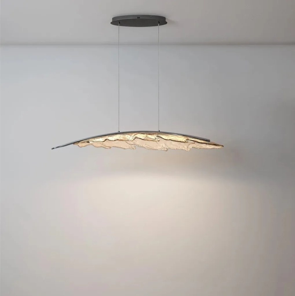 Lustra LED suspendata in forma de frunza AMADO XL