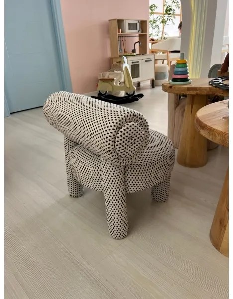 Fotoliu pentru copii MAVI bej/negru