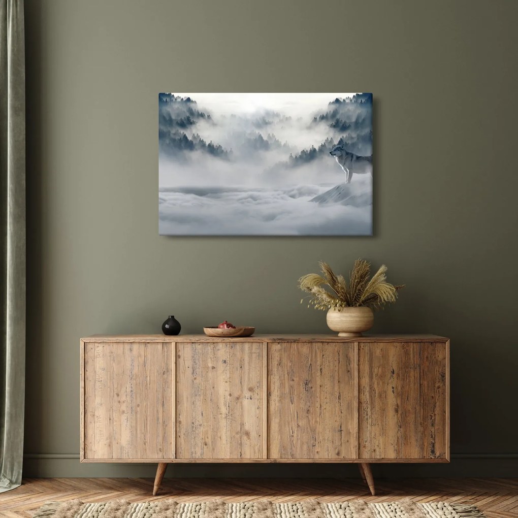 Tablou cu lupi (90x60 cm)