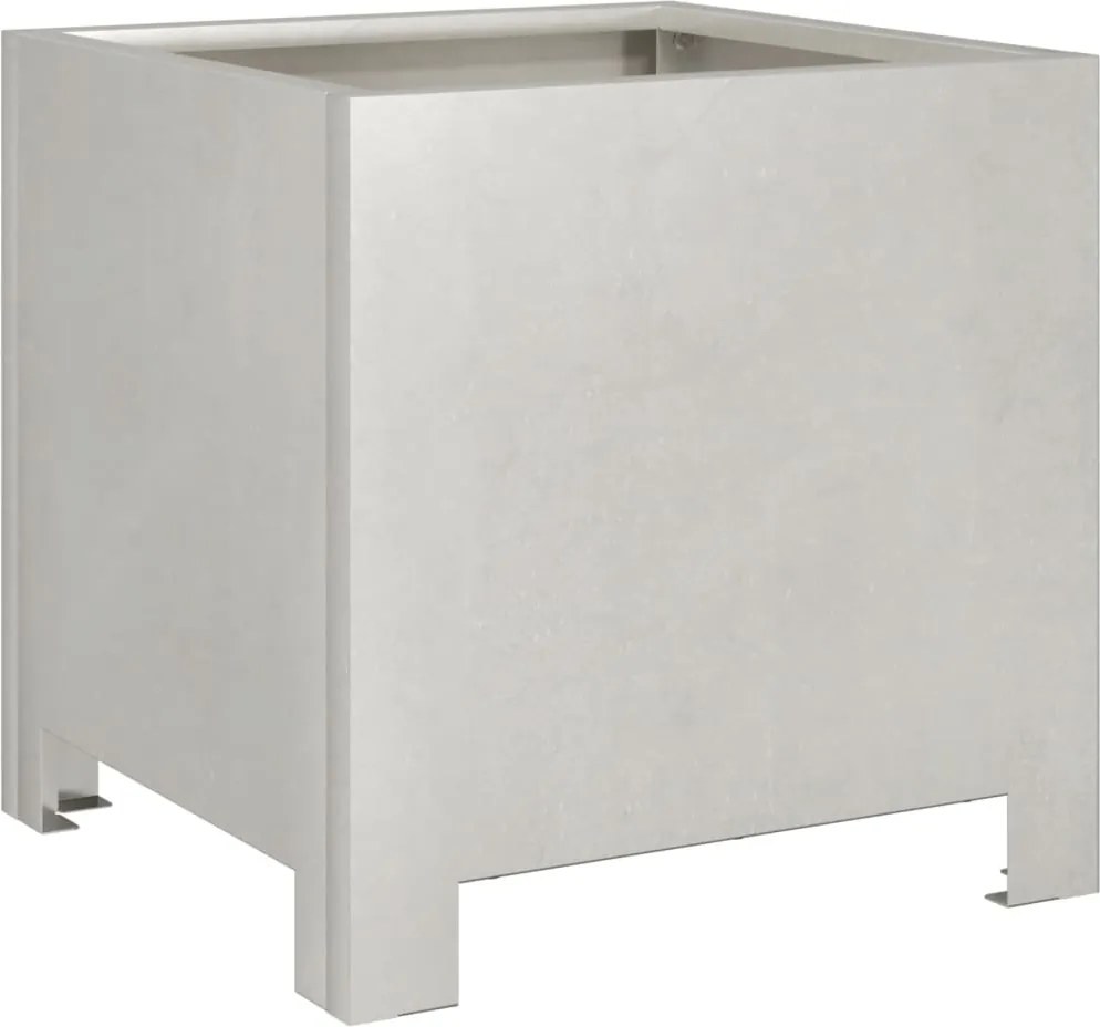 vidaXL Jardinieră de grădină, 30x30x30 cm, oțel inoxidabil