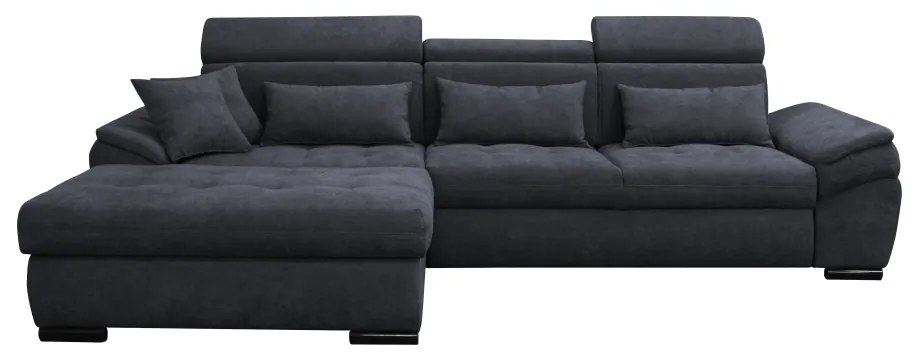 Coltar extensibil NATIK NEW stanga gri, 298/175/96 cm
