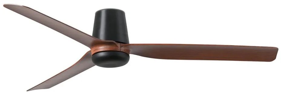 Ventilator de tavan FARO 33831 PUNT TUB M maro/negru d. 130 cm + telecomandă