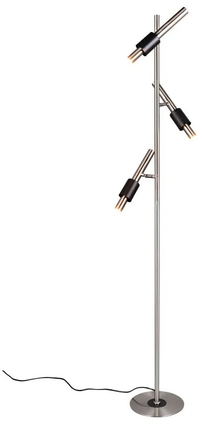 Lampadar negru-argintiu LED (înălțime 150 cm) Ikaris – Trio Select