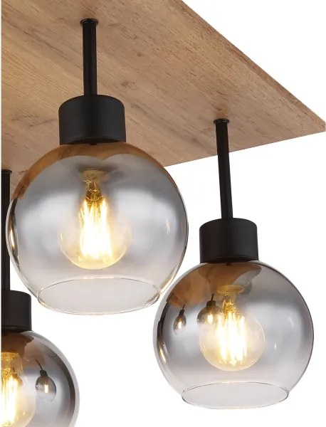 Globo 15656-4D - Lustră aplicată MOITAS 4xE27/40W/230V