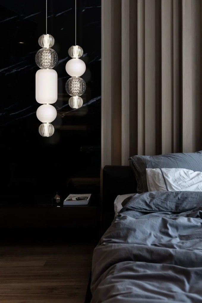 Pendul LED design clasic Collar crom MYP069PL-L17CH3K