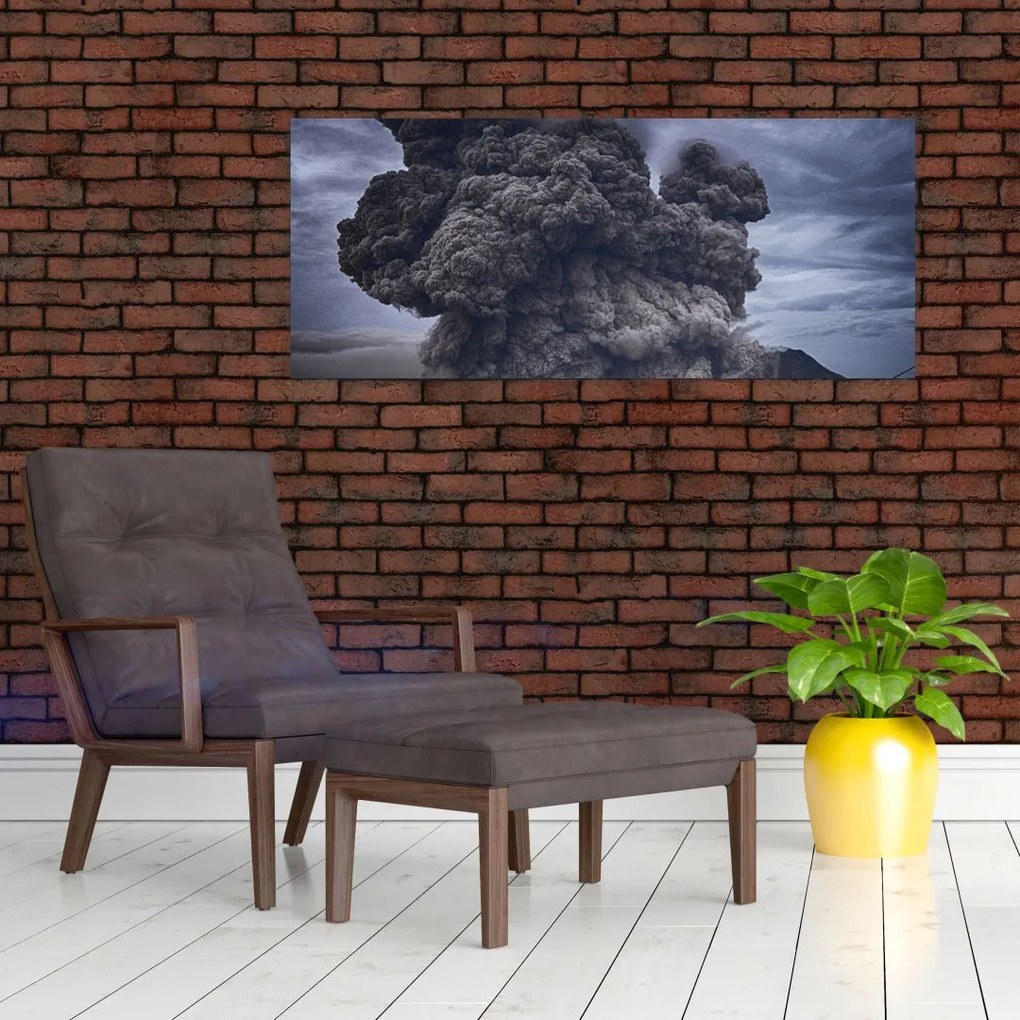 Tablou - Erupție vulcanică (120x50 cm)
