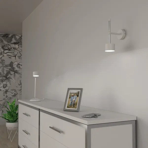 Lampă de perete ARENA 1xGX53/11W/230V albă/crom