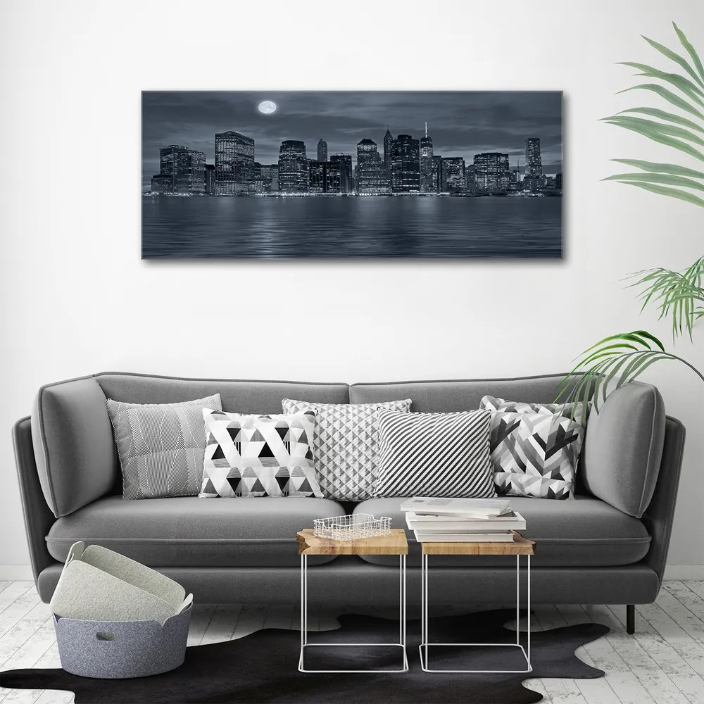 Print pe canvas New york, pe timp de noapte