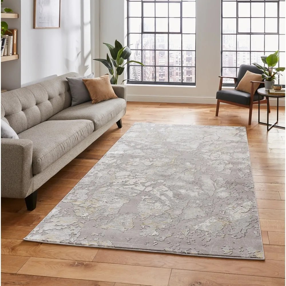 Covor gri/auriu 220x160 cm Apollo - Think Rugs