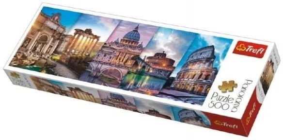 Puzzle Colaj cu monumente din Italia panorama 500 piese