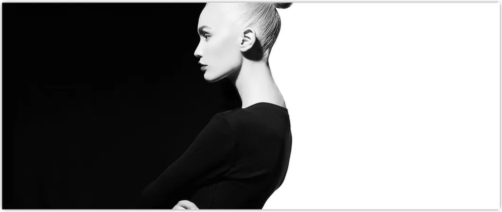 Tablou - O femeie à la yin și yang (120x50 cm)