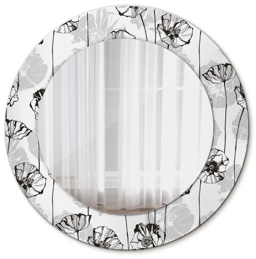 Decoratiuni perete cu oglinda Maki flori