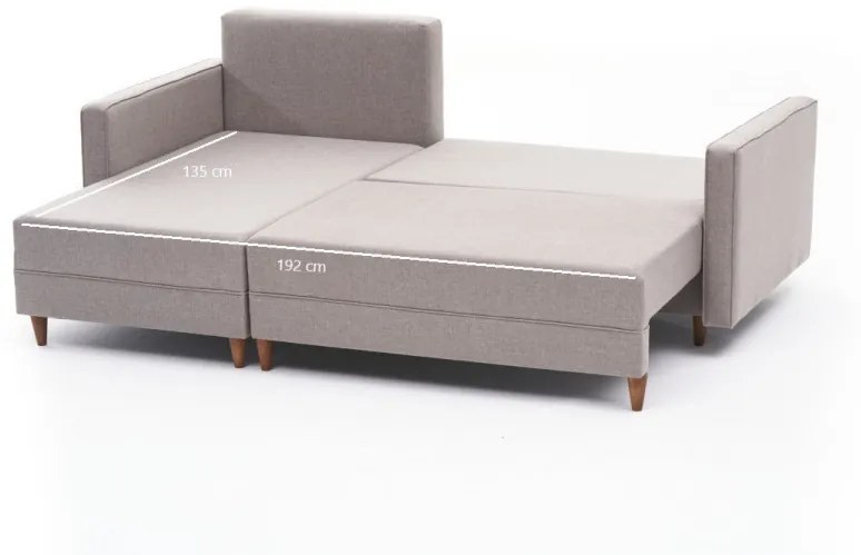 Coltar Extensibil Aydam Left, Poliester, Bej