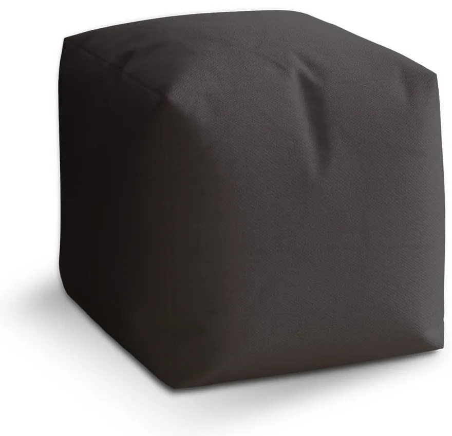 Taburet Cube charcoal, antracit