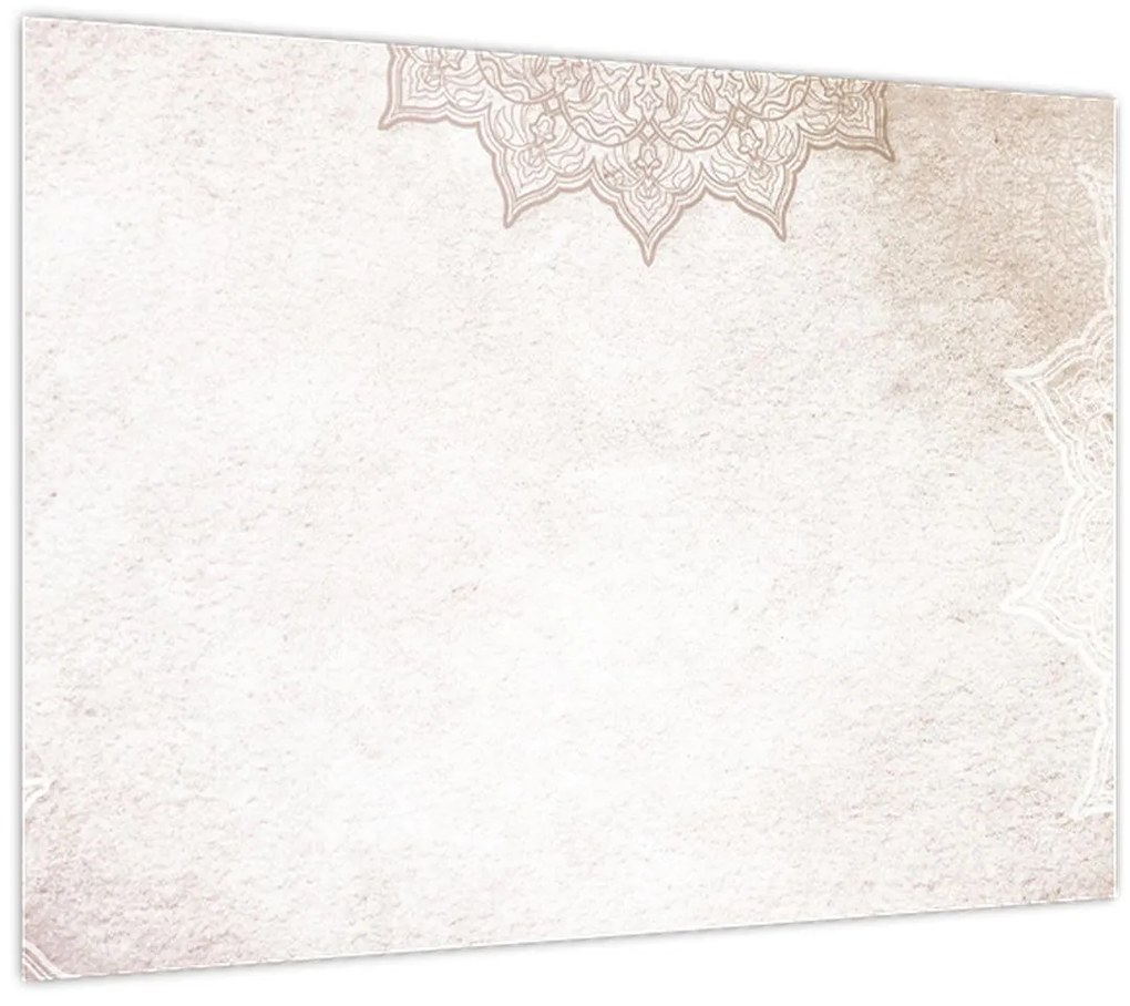 Tablou - Mandala pe zid (70x50 cm)