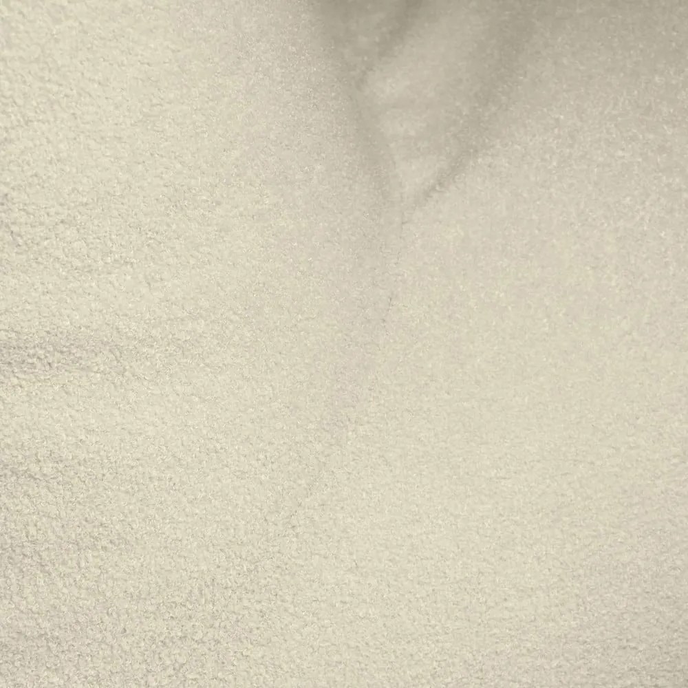 Fotoliu bean bag crem cu tapițerie din țesătură bouclé Sofa Tube – SLOWDOWN