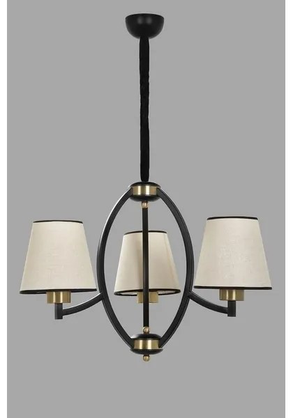 Lustră pe lanț PAUL 3xE27/60W/230V