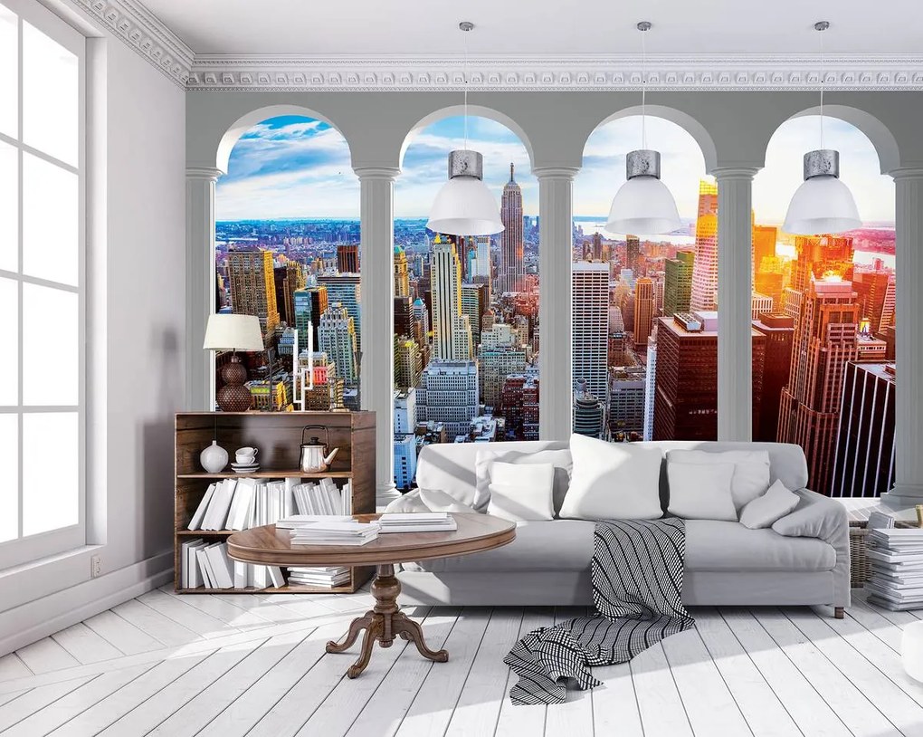 Fototapet - Privire srpe New York City (254x184 cm)
