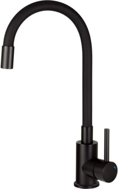 Luno Baterie chiuveta bucatarie finisaj negru - flexibila BOC_N72M