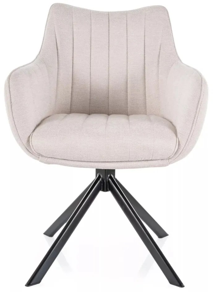 Scaun rotativ Azalia velvet bej deschis Blu30